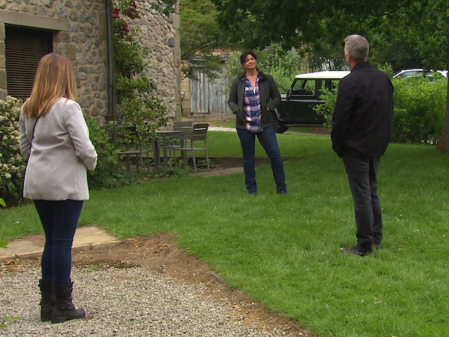 Harriet, Malone and Moira on Emmerdale on July 6, 2020