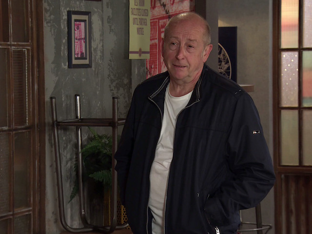 Tim on Coronation Street on September 2, 2020