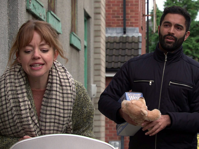 Toyah and Imran on Coronation Street on December 28, 2020