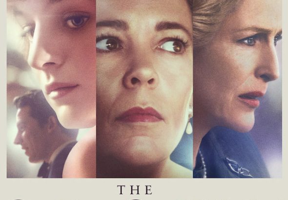 Emma Corrin, Josh O’Connor, Olivia Colman and Gillian Anderson in The Crown