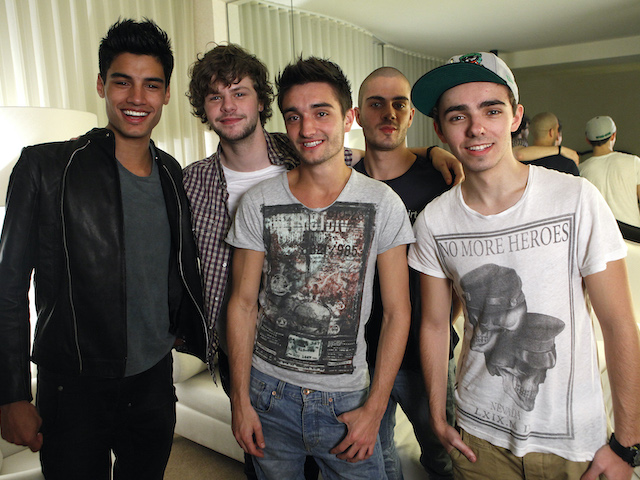 The Wanted pictured on April 4, 2012