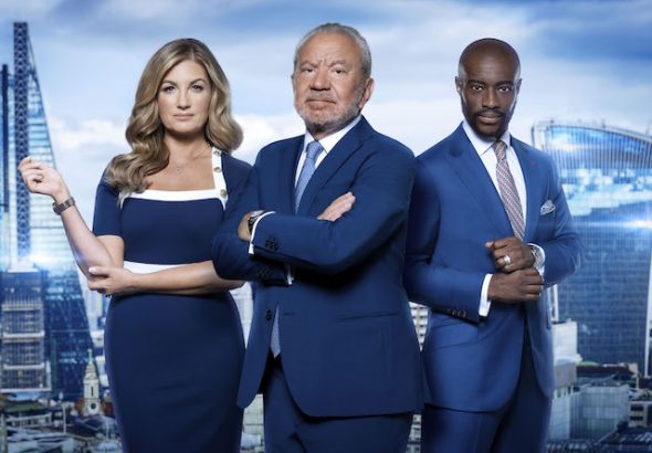 Karren Brady, Lord Sugar and Tim Campbell in The Apprentice