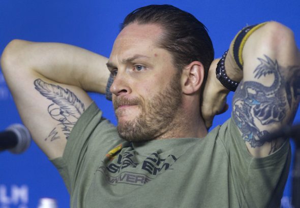 Tom Hardy pictured on September 6, 2014