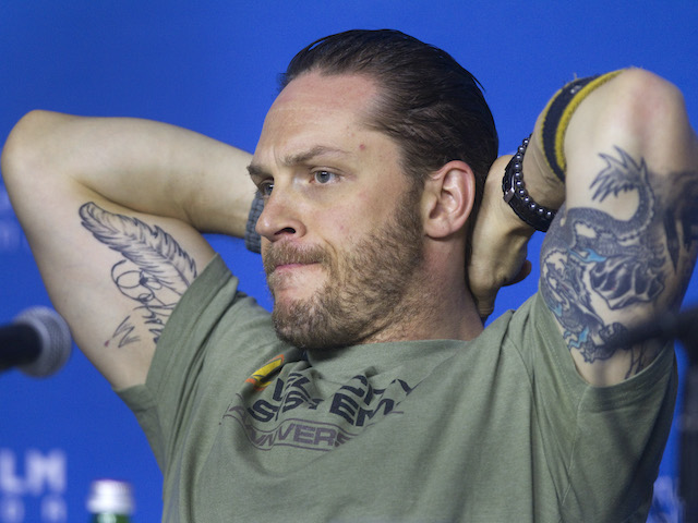 Tom Hardy pictured on September 6, 2014