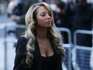 Tulisa Contostavlos pictured on December 19, 2013