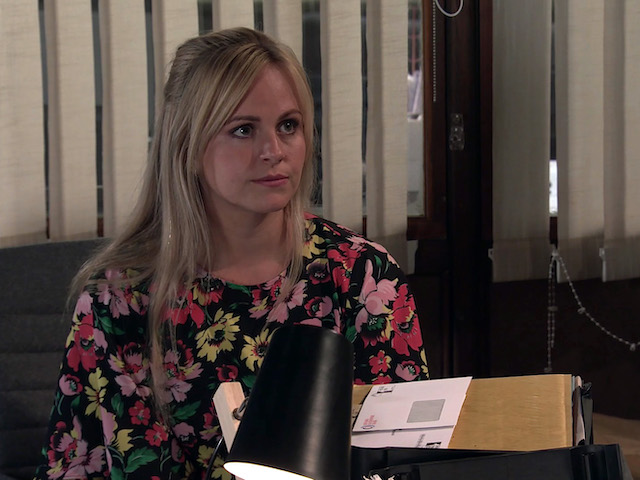 Sarah on Coronation Street on September 28, 2020