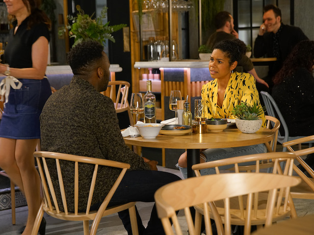 Michael and Grace on Coronation Street on July 8, 2020