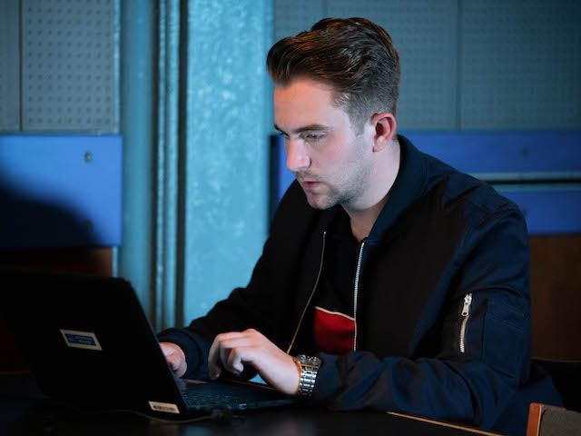 Callum on EastEnders on October 23, 2020