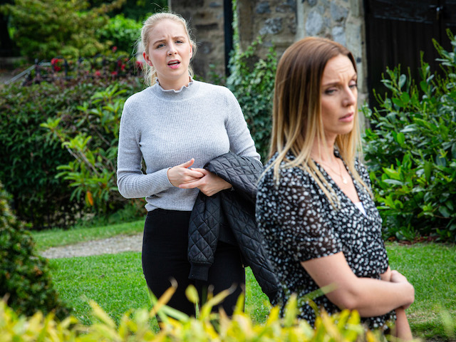 Belle on Emmerdale on October 5, 2020