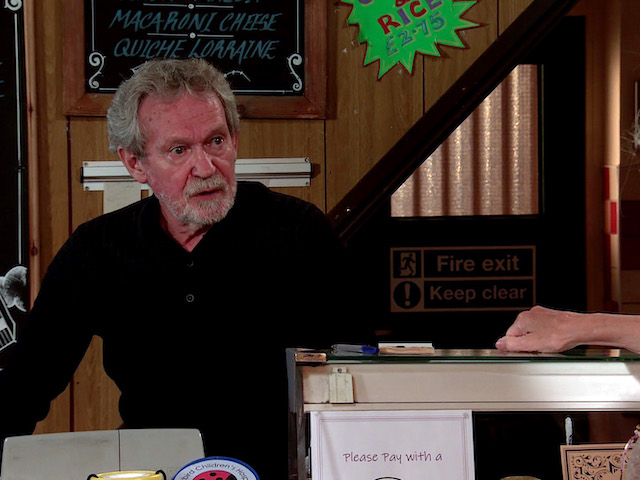 Evelyn and Arthur on Coronation Street on October 26, 2020