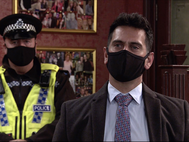 Jenny and Johnny on Coronation Street on November 27, 2020