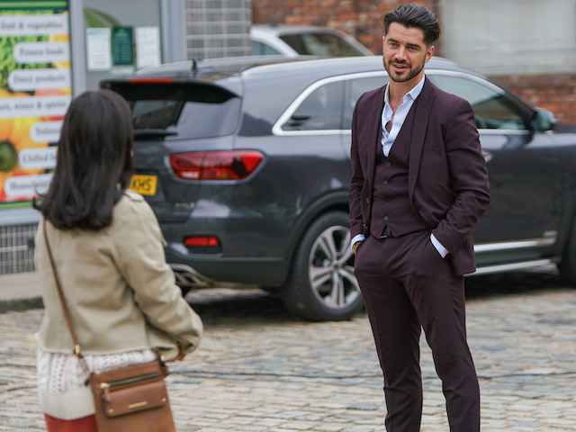 Adam and Alina on Coronation Street on November 11, 2020