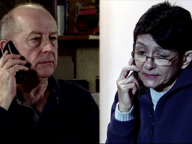 Geoff and Yasmeen on Coronation Street on July 17, 2020