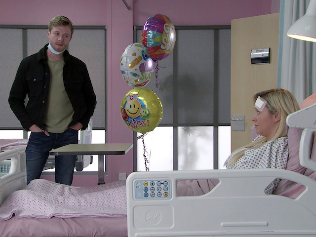 Nicky and Daniel on Coronation Street on September 25, 2020