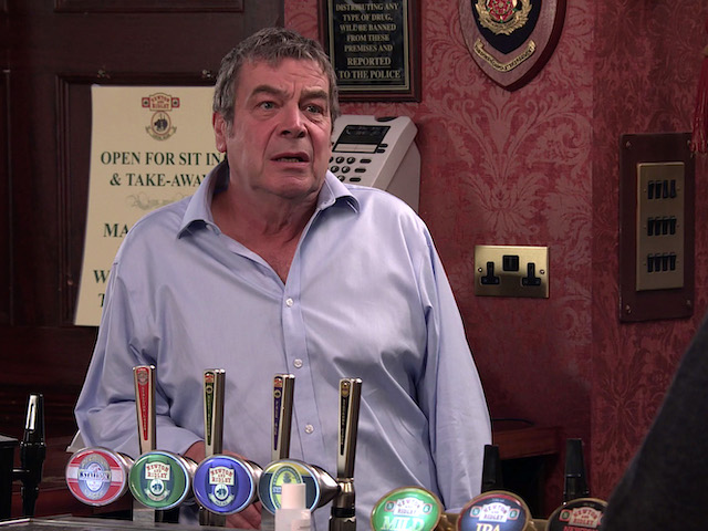 Scott on Coronation Street on October 23, 2020