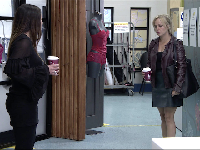 Sarah, Paul and Alina on Coronation Street on August 19, 2020