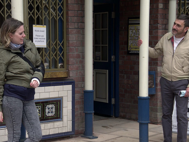 Abi and Peter on Coronation Street on August 31, 2020