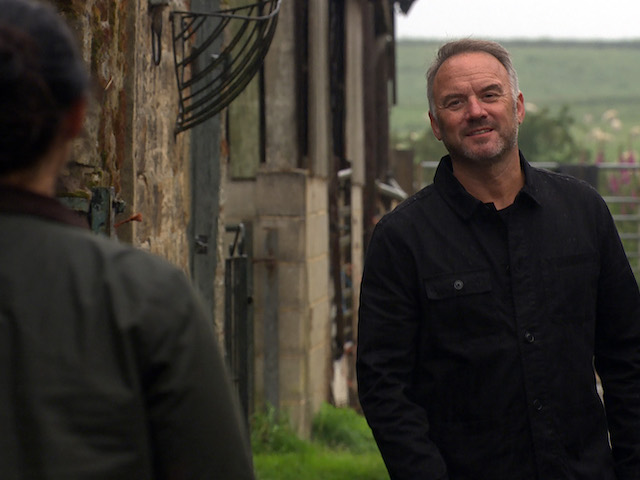Malone, Moira and Cain on Emmerdale on July 6, 2020