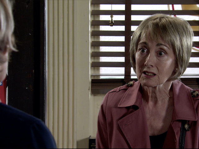 Elaine and Sally on Coronation Street on August 3, 2020
