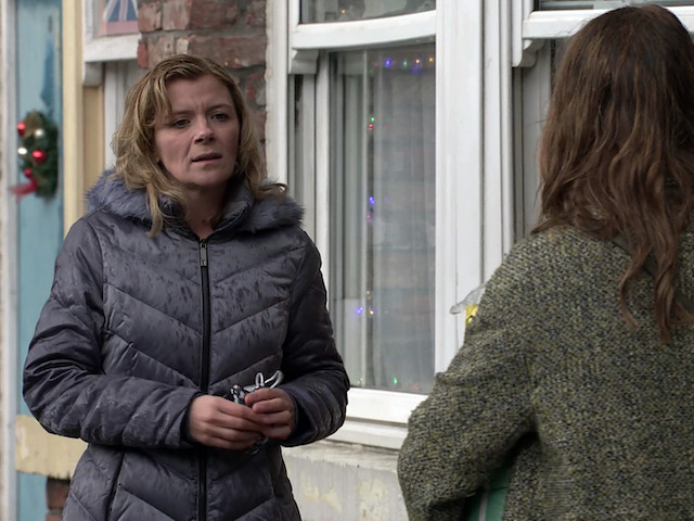 Toyah on Coronation Street on December 24, 2020