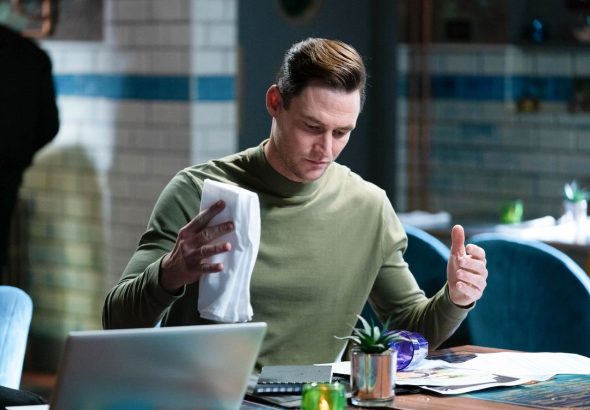 James Farrar as Zack Hudson on EastEnders