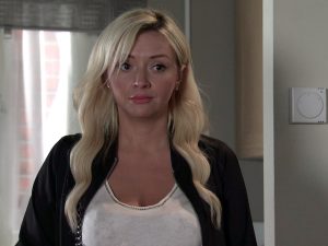 Kimberly Hart-Simpson as Nicky Wheatley on Coronation Street