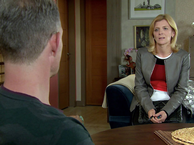 Leanne and Nick on Coronation Street on September 21, 2020
