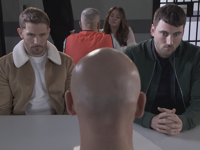 Brody and Damon visit Buster on Hollyoaks on September 22, 2020