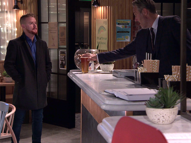 Gary and Ray on Coronation Street on October 19, 2020