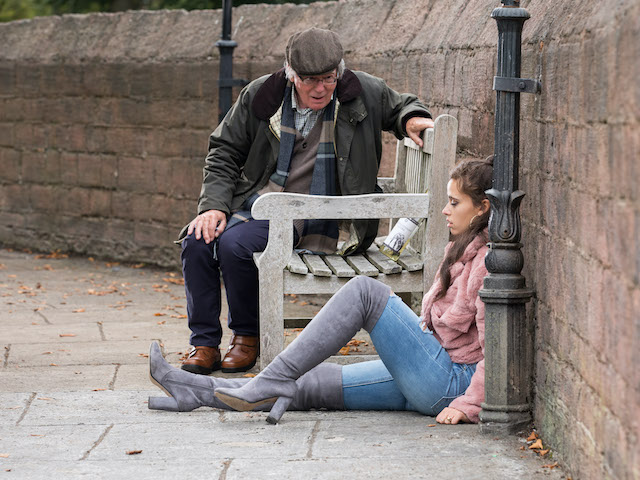Silas and Cher on Hollyoaks on December 2, 2020