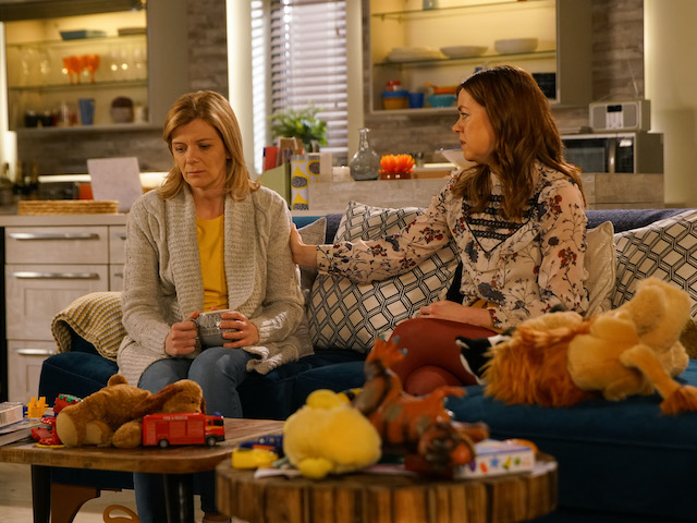 Toyah and Leanne on Coronation Street on July 1, 2020