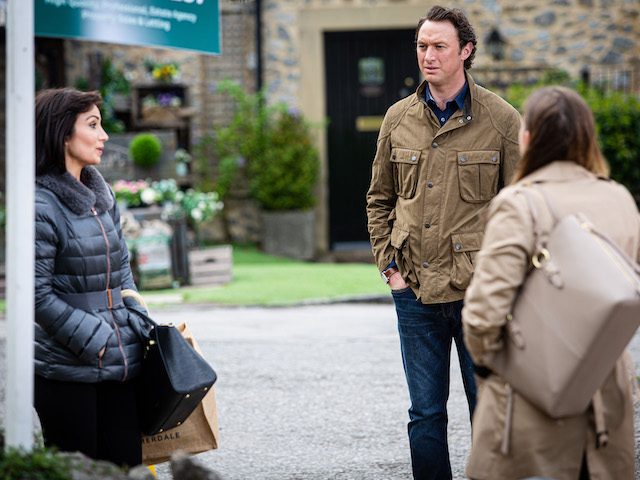 Leyla, Liam and Gabby on Emmerdale on September 22, 2020