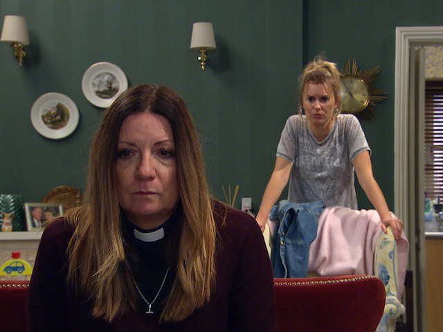 Harriet and Dawn on Emmerdale on September 14, 2020