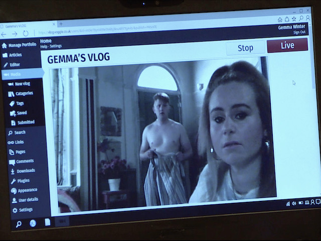 Chesney and Gemma on Coronation Street on August 10, 2020