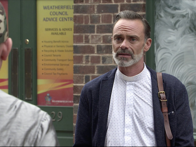 Mary, Sean and Billy on Coronation Street on August 19, 2020