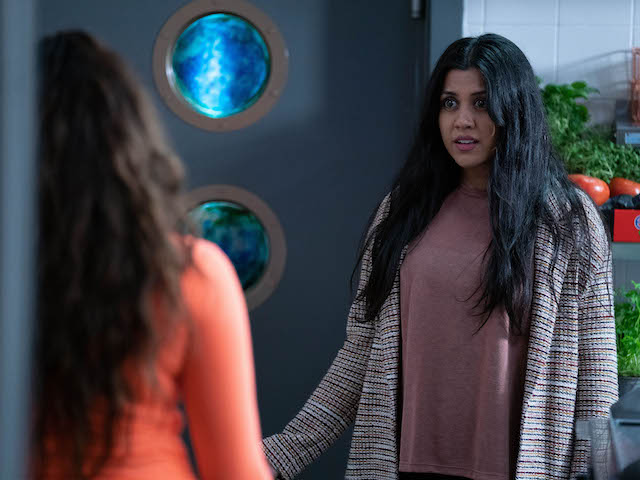 Habiba and Iqra on EastEnders on September 8, 2020