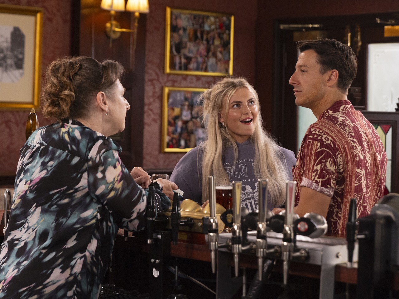 Maggie, Bethany and Ryan on Coronation Street on September 17, 2026