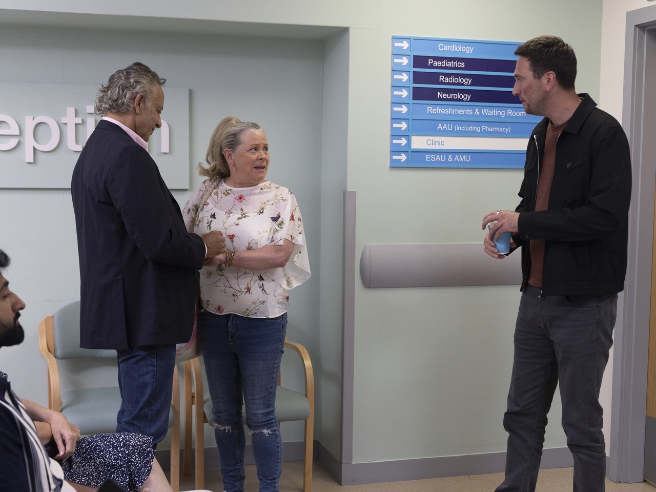 Dev, Bernie and Kit on Coronation Street on September 21, 2026