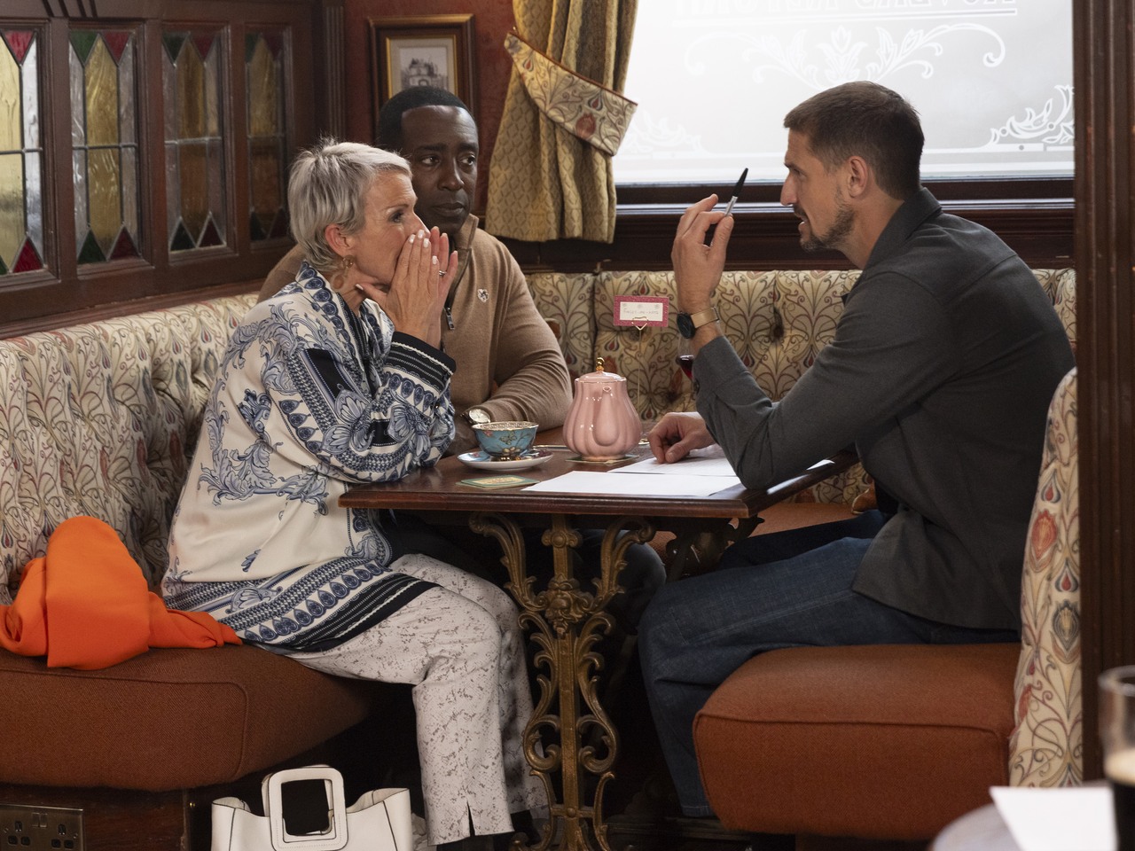 Debbie, Ronnie and Carl on Coronation Street on September 21, 2026