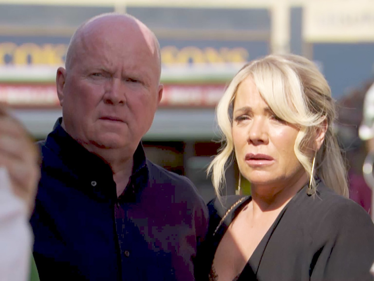 Phil and Sharon on EastEnders on September 14, 2026