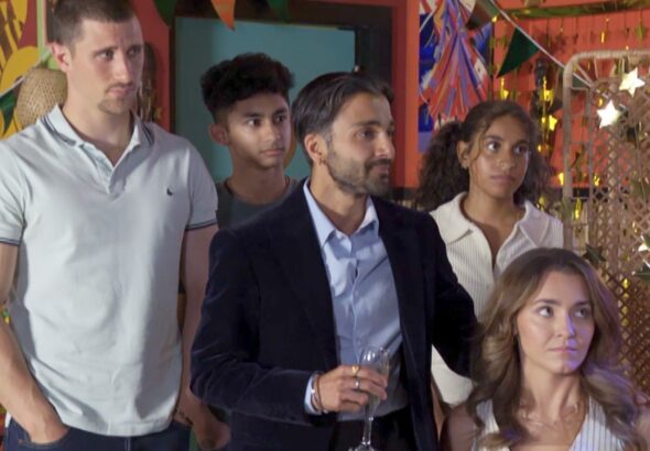 Harry, Nugget, Vinny, Avani and Penny on EastEnders on September 16, 2026