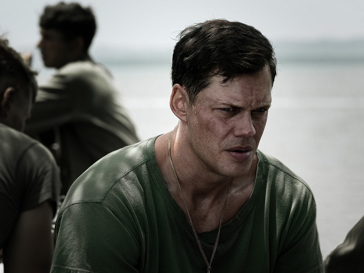 Bill Skarsgård as Bob Bauman in The Mosquito Bowl