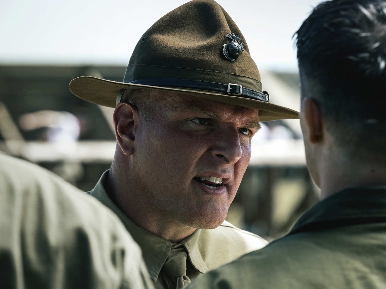 Pat McAfee as Drill Instructor in The Mosquito Bowl