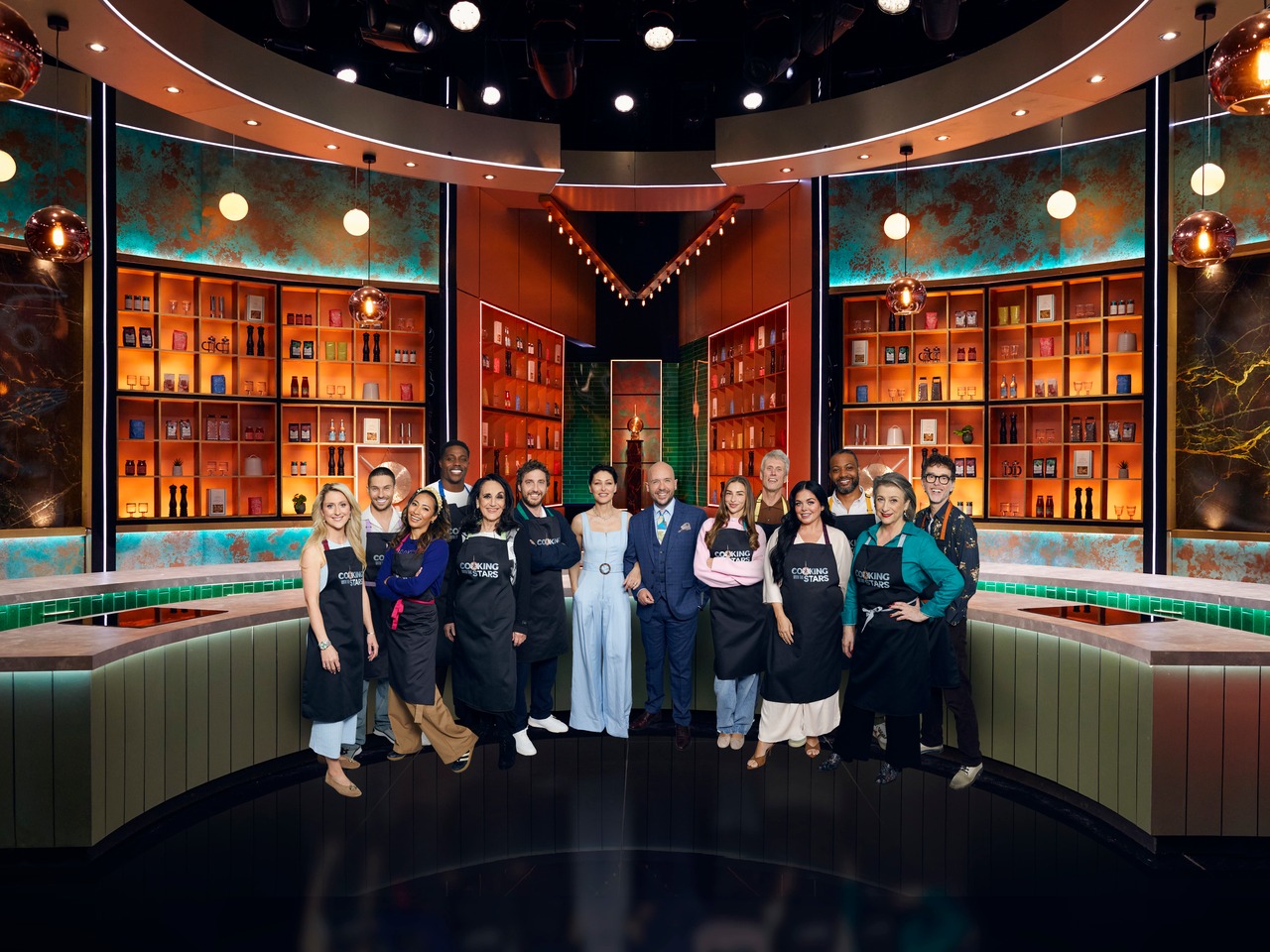 Laura Kenny, Joey Essex, Karen Hauer, Harry Aikines-Aryeetey, Lesley Joseph, Seann Walsh, Emma Willis, Tom Allen, Zara McDermott, Bez, Scarlett Moffatt, JB Gill, Caroline Quentin and Mark Charnock for Cooking With The Stars season six