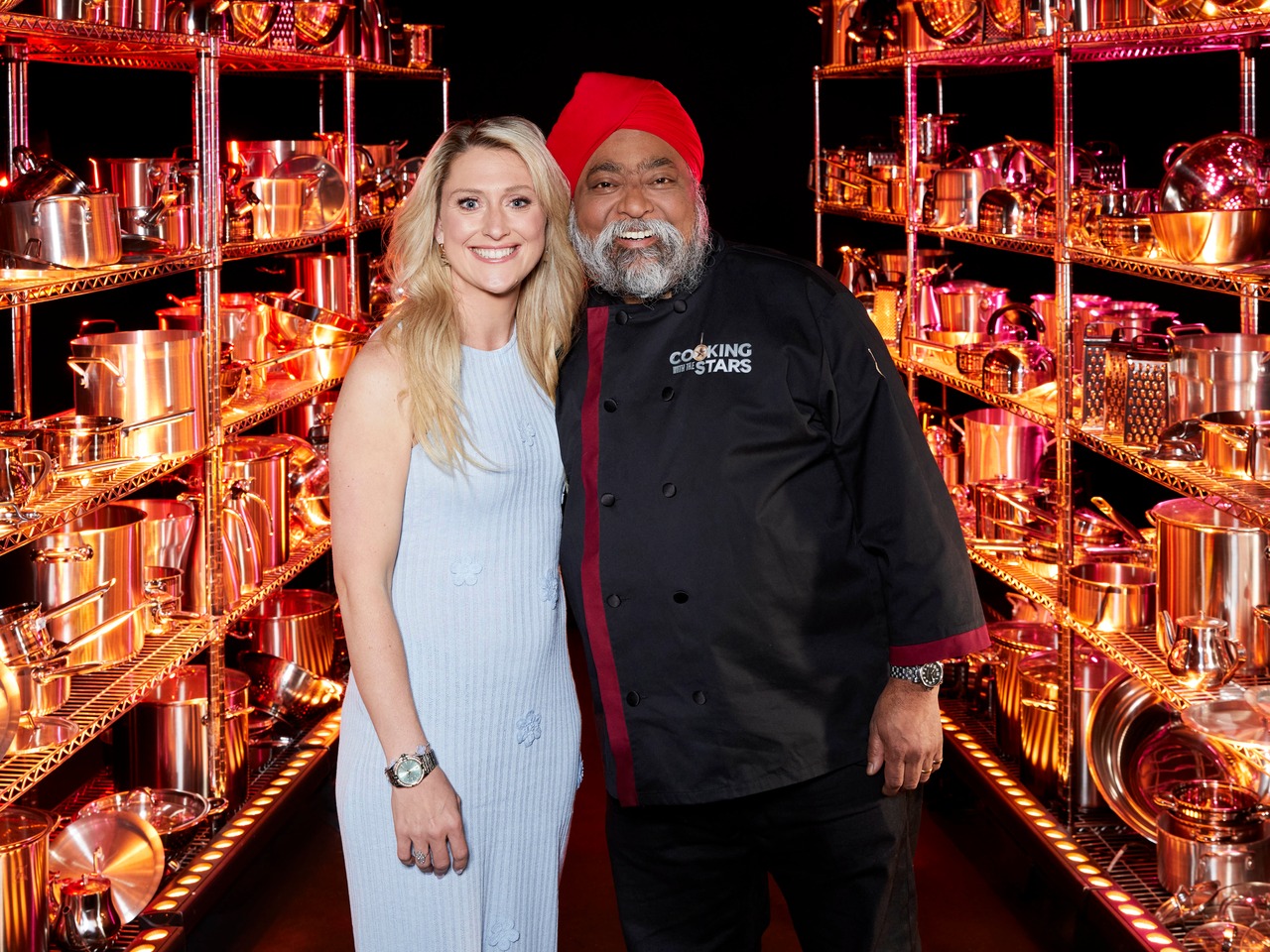 Laura Kenny and Tony Singh for Cooking With The Stars season six