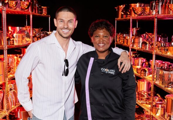 Joey Essex and Nokx Majozi for Cooking With The Stars season six