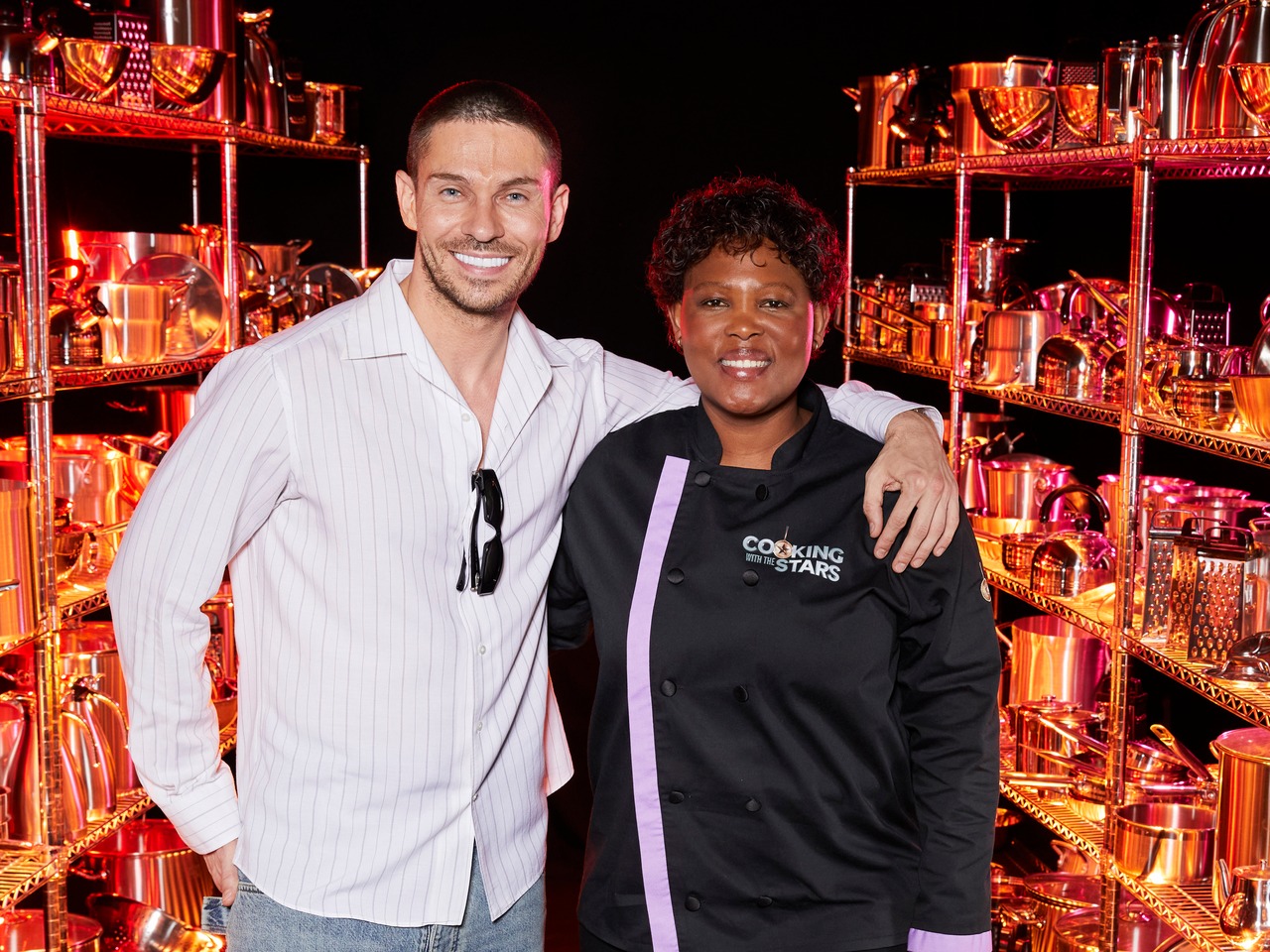 Joey Essex and Nokx Majozi for Cooking With The Stars season six