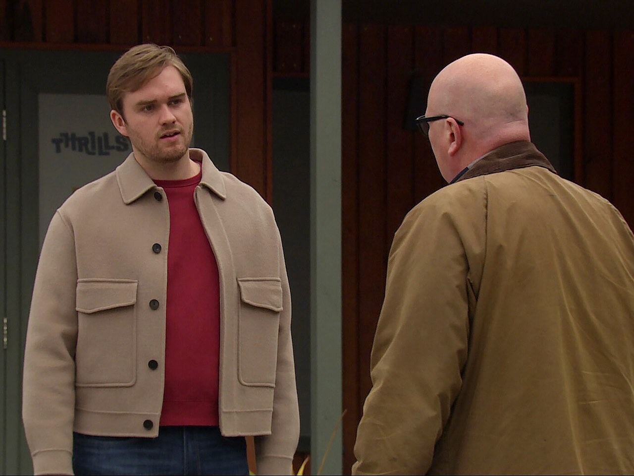 Tom and Paddy on Emmerdale on November 15, 2024