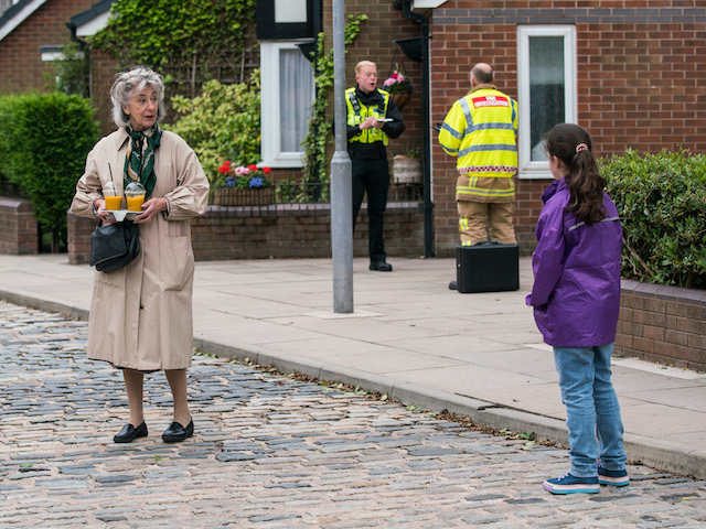 Evelyn and Hope on Coronation Street on August 4, 2021