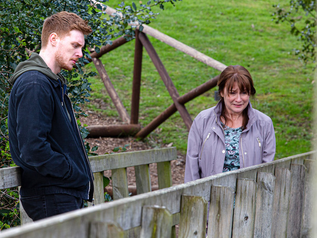 Luke and Wendy on Emmerdale on June 4, 2021